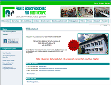 Tablet Screenshot of ergotherapieschule-vilshofen.de